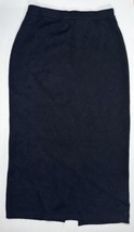 Vintage Black Sweater Straight Skirt Medium Timeless Classic Capsule Wardrobe - $14.85