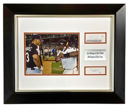 Barry Bonds & Alex Rodriguez Dual Autographed Signed Cuts Photo Framed Jsa Cert - $499.99