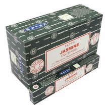 Satya Jasmine Incense Sticks Export Quality Fragrance AGARBATTI 15x12 Packet - $20.44