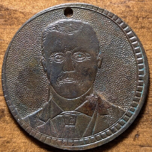 1904 Theodore Roosevelt &amp; Charles Fairbanks Political Campaign 32mm Token - $79.30