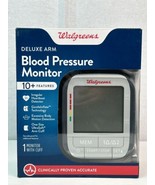 New Walgreens Deluxe Arm Blood Pressure Monitor 10 + Features - NEW IN BOX - £15.81 GBP