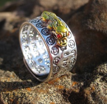 CAISHEN CHINESE GOD OF WEALTH MILLIONAIRE RING OF VAST FORTUNE - $111.11