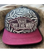 Vintage Y2K VANS &#39;Off The Wall&#39; Skateboard Hat Cap (Adult Adjustable Sna... - $21.78