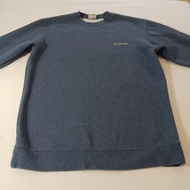 Men's COLUMBIA Hart Mountain II Fleece Pullover Blue Sweatshirt AM6769 Size L image 9