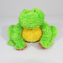Baby Gund Tutti Frutti Frog 9 inch Plush Stuffed Animal Toy Green Colorful 58337 - £13.91 GBP