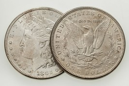 1882 &amp; 1882-S $1 Silver Morgan Dollar Lot of 2 Coins in Choice BU Condition - £154.79 GBP