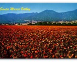 Santa Maria Valley California CA UNP Chrome Postcard S23 - $2.92