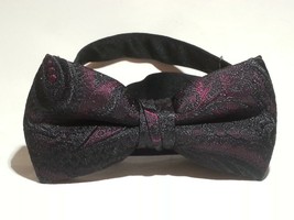 Bow Tie Men Dress Neckware Ready To Wear Adjustable Strap Paisley Print ! - £11.45 GBP