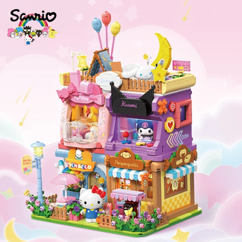 Sanrio building block mysterious room series Hello Kitty figure Kuromi - £46.82 GBP