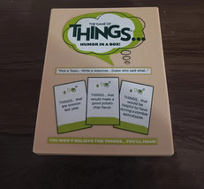 The Game Of things - Humor in a box - Great conversation starters! - $6.00