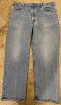 Vintage LEVIS 540 Jeans  USA Orange Tab Blue Denim distressed Men&#39;s 39/30 - £19.71 GBP