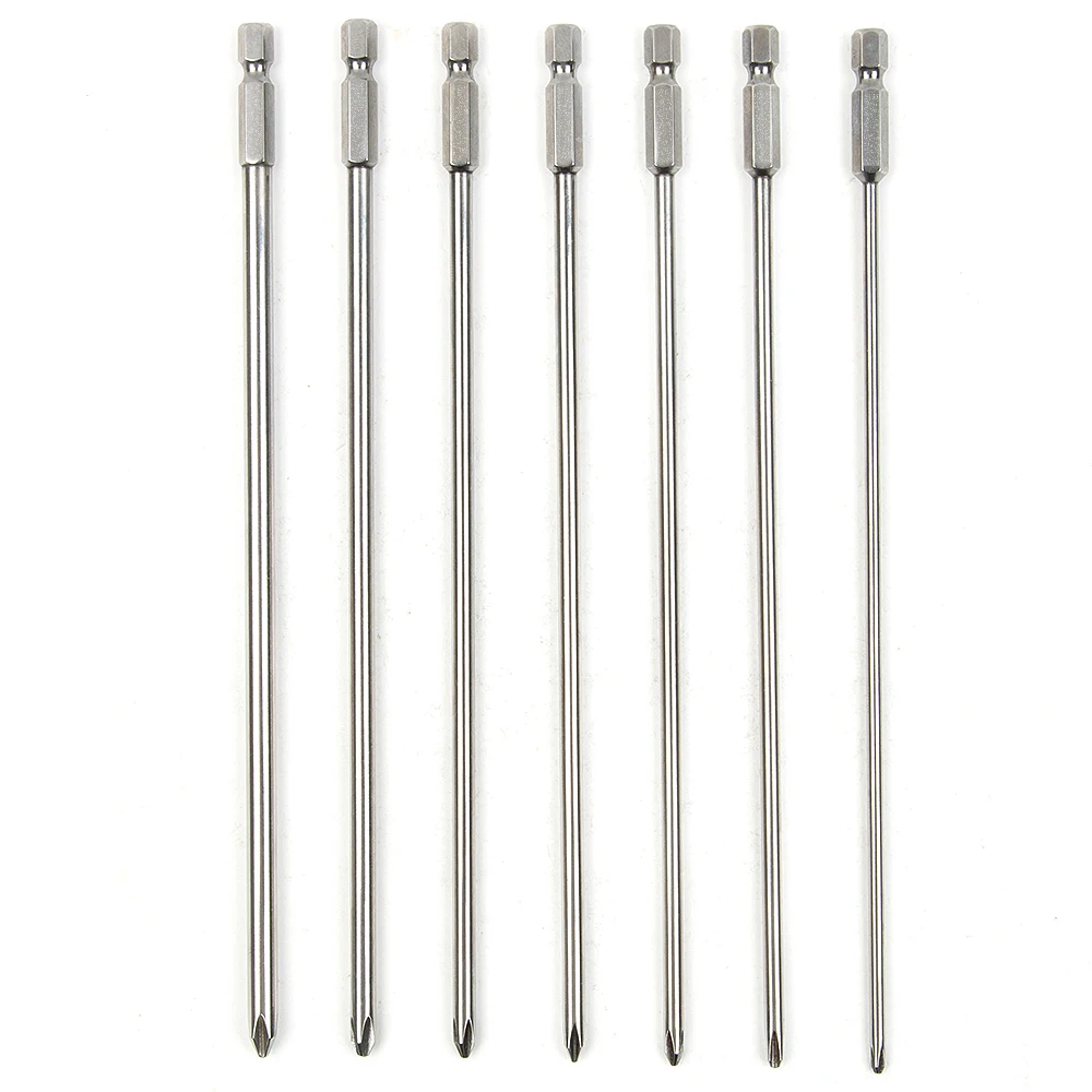 7pcs Phillips Head Screwdriver Bits 200mm Long Magnetic Cross Screwdriver Bit S2 - £178.39 GBP