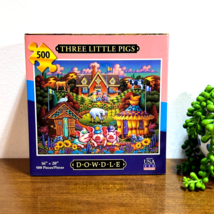 Dowdle 500 Piece Jigsaw Puzzle Three Little Pigs Country Farm - $14.50