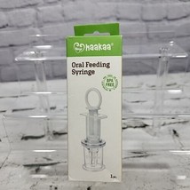 Haakaa Oral Feeding Syringe BPA Free  Think Green New In Box  - £7.77 GBP