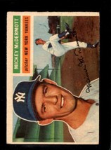 1956 Topps #340 Mickey Mcdermott Vg+ Yankees (Oc) *NY6977 - £11.54 GBP