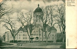 UDB Postcard - Taunton, Massachusetts, Bristol County Court House c. 1906-bk46 - £2.33 GBP