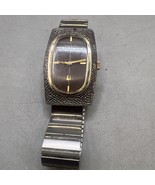 Vintage Bulova Accutron 221 Sterling Silver &amp; 14K Gold Tuning Fork Mens ... - $866.56 CAD