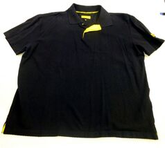 Pirelli Black Polo Shirt XL With Yellow Accents Power Is Nothing Without... - $26.60