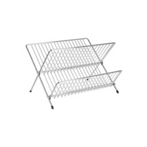 Premier Housewares Folding Dish Drainer - Chrome  - $35.00
