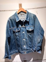 Womens INFUSE Denim Jacket  Size 22 Blue Express Shipping - £27.83 GBP