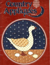 Designs by Gloria and Pat Country Appliques Vol 1 1984 Cross Stitch Patterns - $5.68