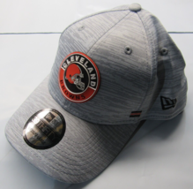 NFL Cleveland Browns New Era 39Thirty Grey Sideline Flex Fit Hat Size S/M - £27.87 GBP