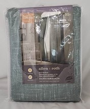 Allen + Roth Room Darkening Back Tab Panel 52" x 95" - Green Linen - $29.69