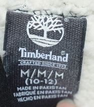 Timberland Medium 10-12 Youth Black White Zip Up Fleece Lined Jacket image 2