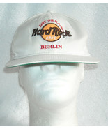 Hard Rock Cafe Berlin Embroidered Baseball Hat cotton OSFA white Love Al... - £19.74 GBP