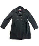 Kenneth Cole Reaction Women’s Black Double Breasted Trench Coat Medium - $54.75 CAD
