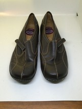 Dr Scholls &quot;  Women&#39;s  Slip on Leather Loafer Shoes Brown Size 10 M  - $19.80