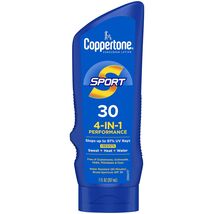 Coppertone SPORT Sunscreen SPF 30 Lotion, Water Resistant Sunscreen, 7 F... - $9.89