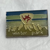 Winter Park Colorado Ski Resort Skiing Winter Sports Enamel Lapel Hat Pin - £6.15 GBP