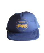 Vintage McDonnell Douglas T-45 Goshawk Blue Snapback Cap Mesh Hat - $355.18 MXN