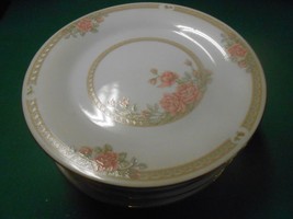 Beautiful Crown Ming &quot;Christina&quot; China- Set 8 BREAD-SALAD-DESSERT Plates 7.5&quot; - £39.15 GBP