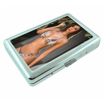 Georgia Pin Up Girls D15 Silver Metal Cigarette Case RFID Protection Wallet - $16.78
