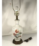 Accurate Casting Co Vintage 3 Way Lamp Floral Display USA Base Made In F... - £110.81 GBP