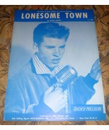 Ricky Nelson Sheet Music - Lonesome Town (1958) - £13.97 GBP