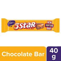 10 Cadbury 5 Star Chocolate Bar 40 grams combination of chocolate carame... - £13.72 GBP