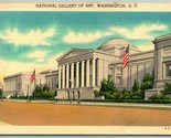 National Gallery of Art Washington DC UNP Unused Linen Postcard L5 - $2.92