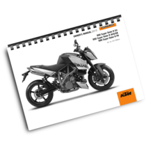 KTM 2013 - 990 SUPER DUKE R - OWNERS MANUAL USER GUIDE - $49.99