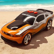 Toy State Orange Ford Mustang 50 Road Rippers Car Sounds Music Lights Flash - $24.87
