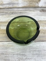 Vintage Green Glass Hazel Atlas Round Ashtray - $12.16