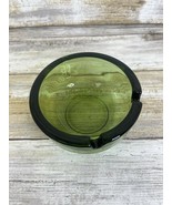 Vintage Green Glass Hazel Atlas Round Ashtray - £9.52 GBP