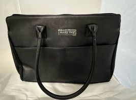 MARY KAY Large Black Shoulder Tote Travel Bag Purse Consultant Starter 17x12x6 - £30.04 GBP