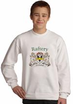 Raftery Irish coat of arms Sweatshirt in White - £21.90 GBP