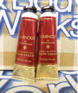 2 Bath &amp; Body Works Luminous Shea Butter Hand Cream TRAVEL Mini size set - $273.47 MXN