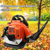 Gas Powered Backpack Snow Leaf Dust Blower Cleaner 2-Stroke Engine 42.7CC 175MPH - £151.41 GBP