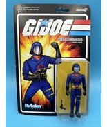 GI Joe Action Figure Cobra Commander 3.75&quot; ReAction Figure Super7 Hasbro... - £14.96 GBP