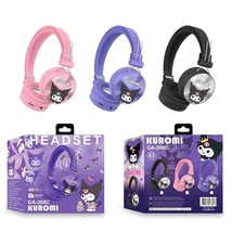 Wireless Headphones Kuromi Cartoon Earmuffs Electroplated Bluetooth Earphones - £22.85 GBP